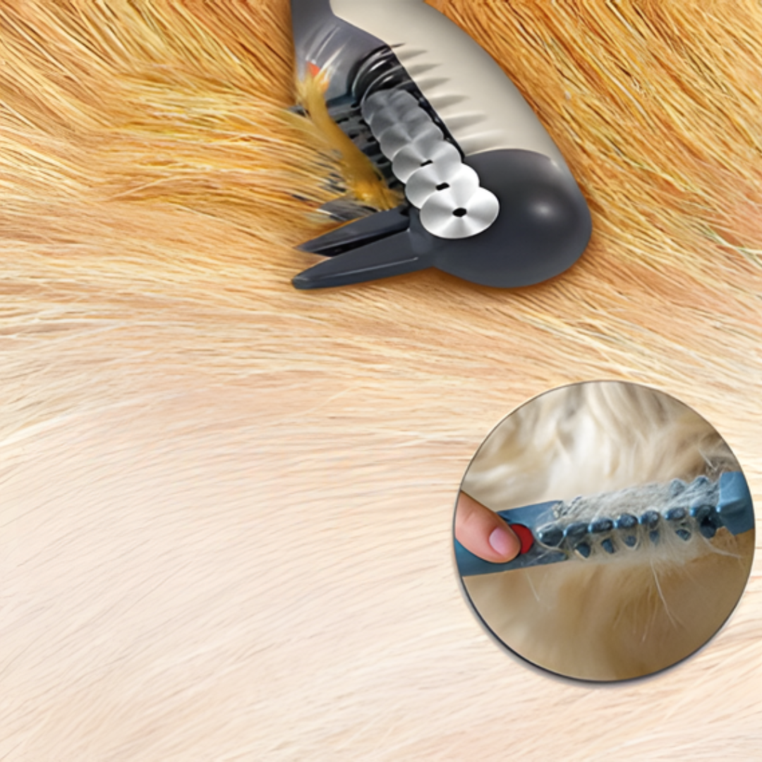 Tondeuse à poils pour animaux SnuggleSoft – Élimination douce des nœuds et enchevêtrements
