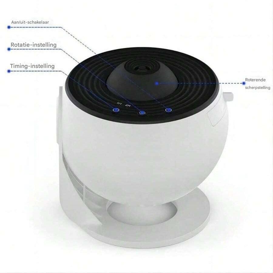 AstroGlow Portable Star Projector Lamp