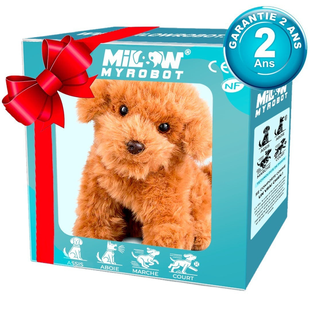 Realistic Robot Puppy Plush – Walking, Barking and Wagging Dog Toy