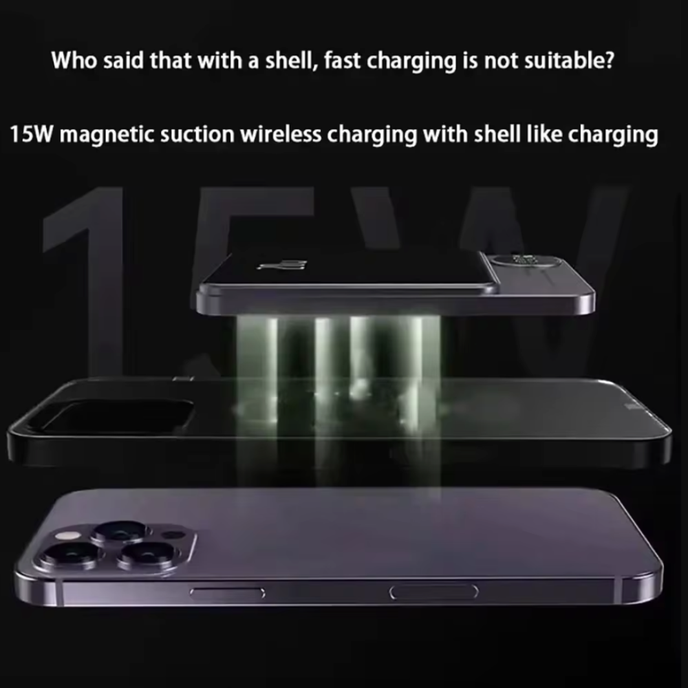 Magnetische draadloze draagbare powerbank van 10000 mAh, compatibel met iPhone