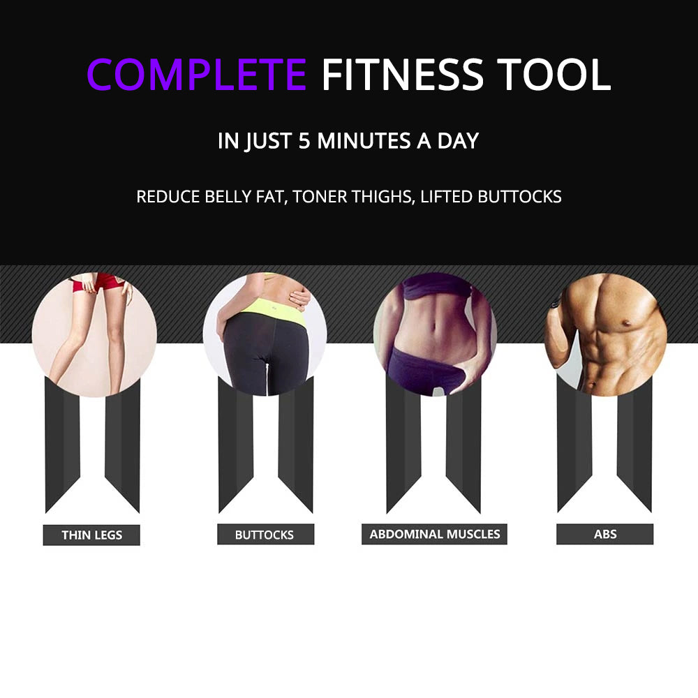 Coseey-fitnessweerstandsband met 4 buizen — trainer met voetpedalen