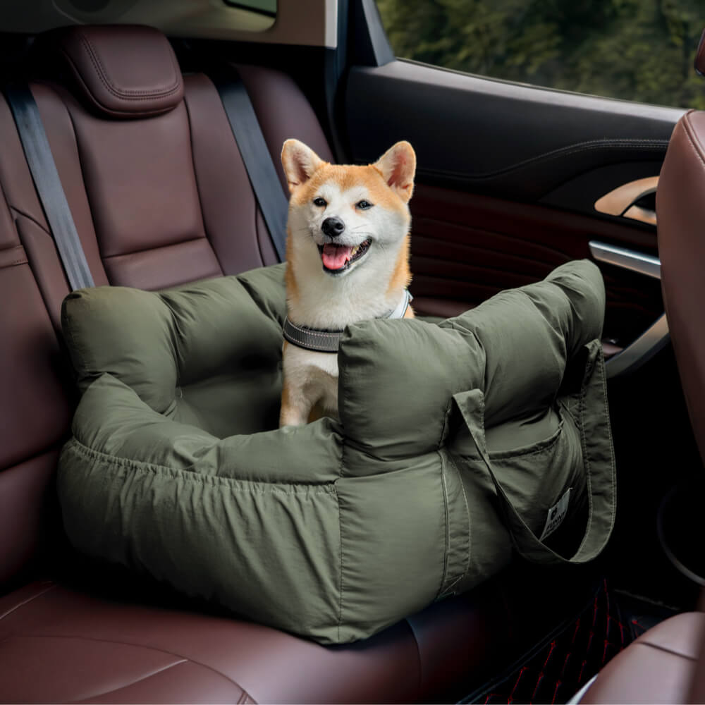 Seggiolino rialzato per animali Seter per viaggi in auto — Cinghie di sicurezza regolabili
