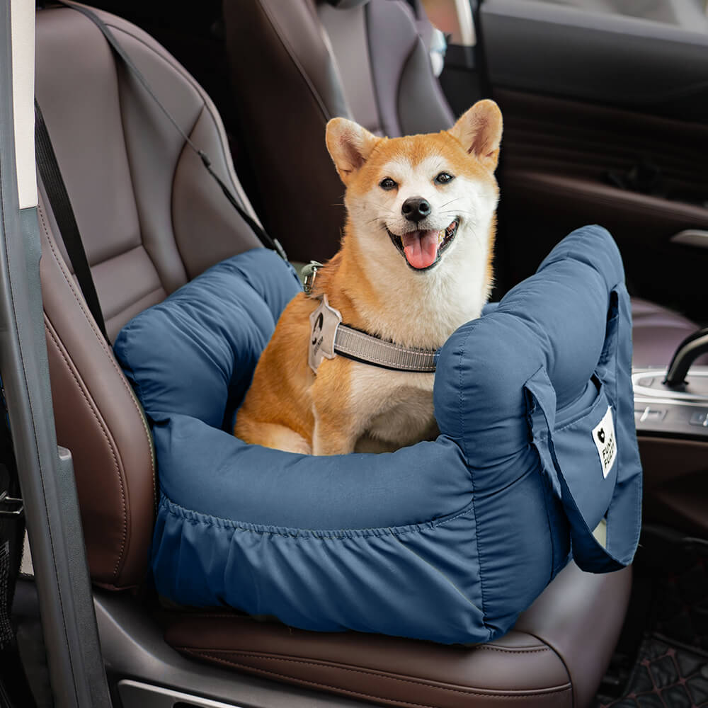 Seggiolino rialzato per animali Seter per viaggi in auto — Cinghie di sicurezza regolabili