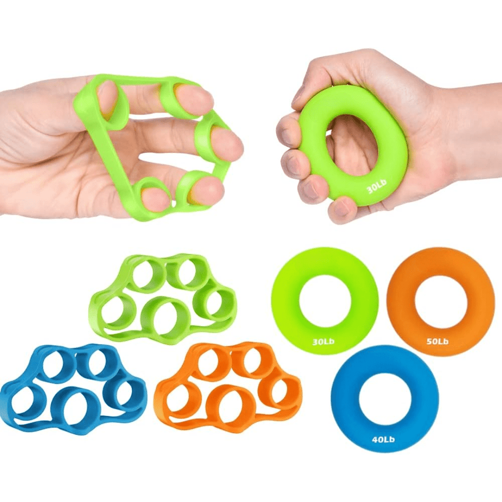 PowerGrip 6-Piece Hand Grip Strengthener Set — Grip Conditioning & Pain Relief