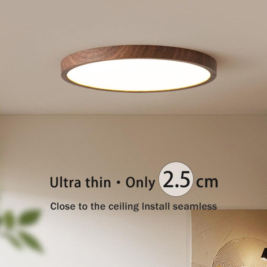 Tenké kruhové stropní světlo — nastavitelná nastavení LED, moderní minimalistický design