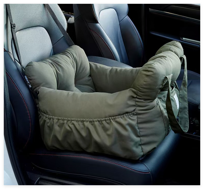 Seggiolino rialzato per animali Seter per viaggi in auto — Cinghie di sicurezza regolabili