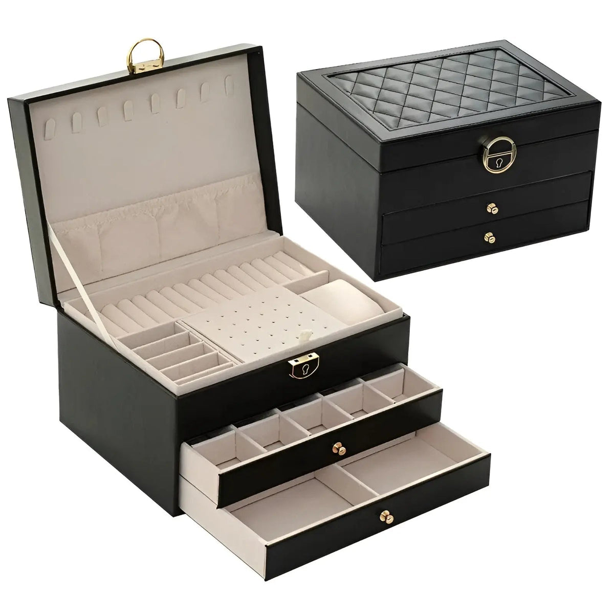 EleganceBox-ylellinen korurasia — monilokeroinen säilytysratkaisu