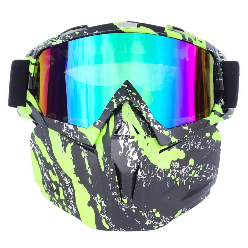 Celotvářová maska a brýle Snow Ninja