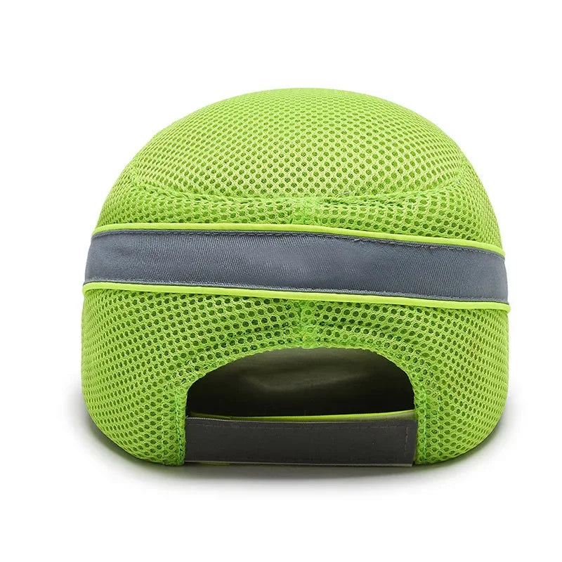 Piros biztonsági bump cap — kemény ABS belső maggal ellátott védősisak