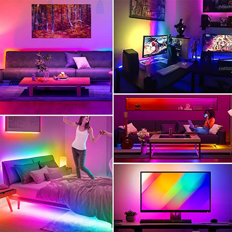 RGB LED pásek 1M-20M — 5V WS2812B