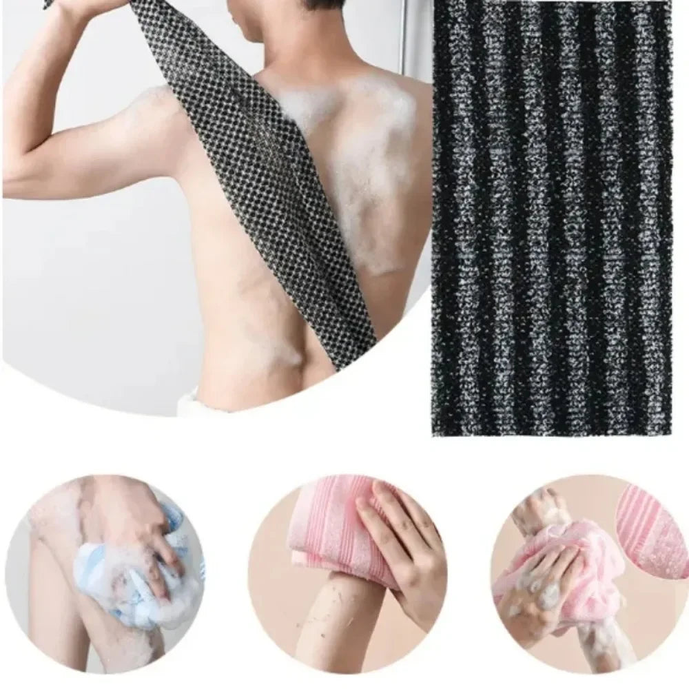 Esponja exfoliante de ducha con textura en espiral