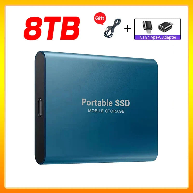 Przenośny zewnętrzny dysk SSD FANHUN T5 — dyski 1TB 2TB USB 3.1
