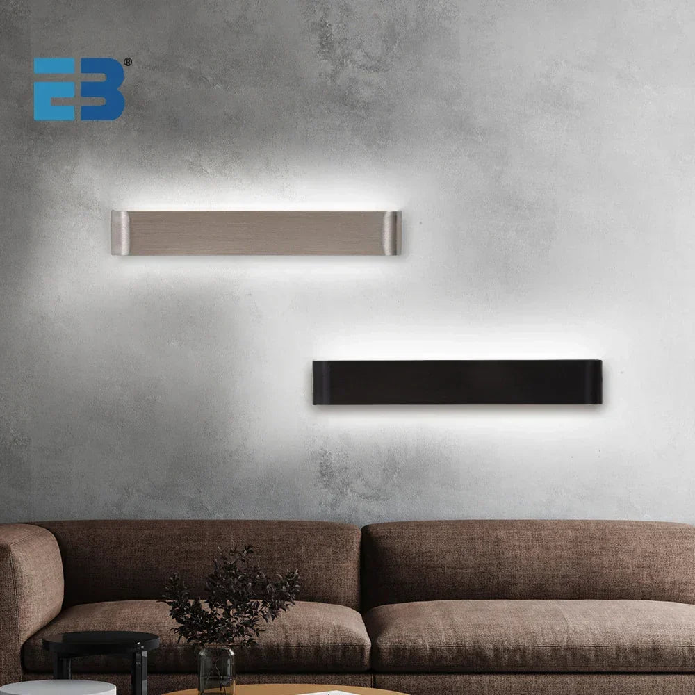Nowoczesna lampa ścienna LED — elegancki minimalistyczny design, wszechstronne funkcje obsługi