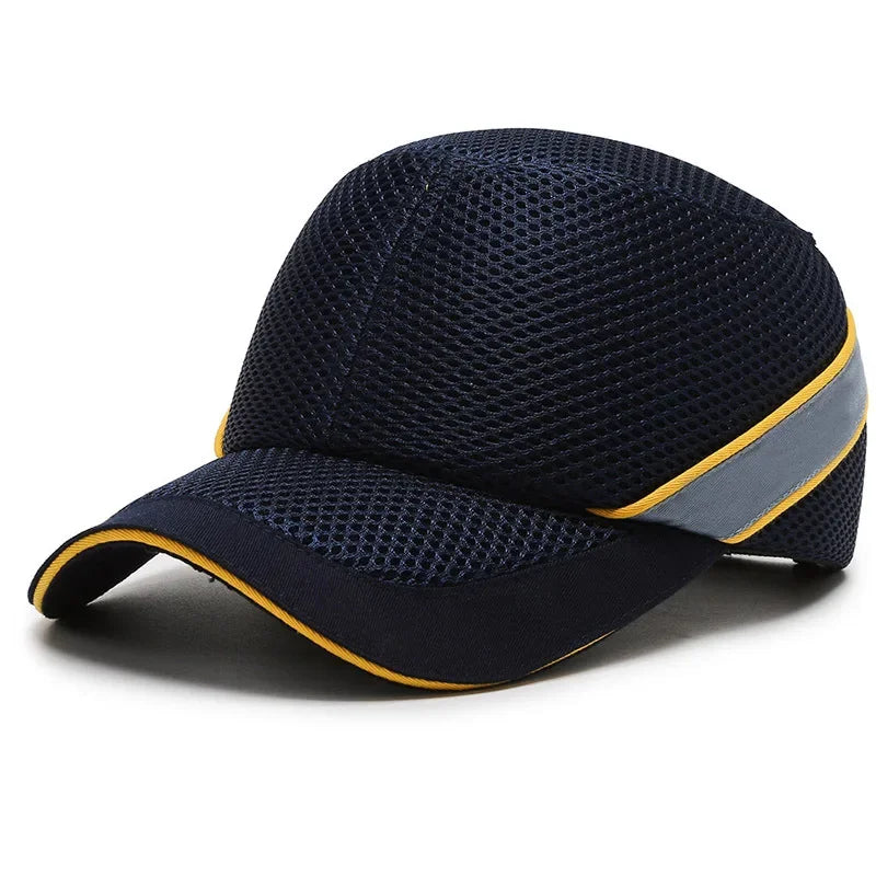Piros biztonsági bump cap — kemény ABS belső maggal ellátott védősisak