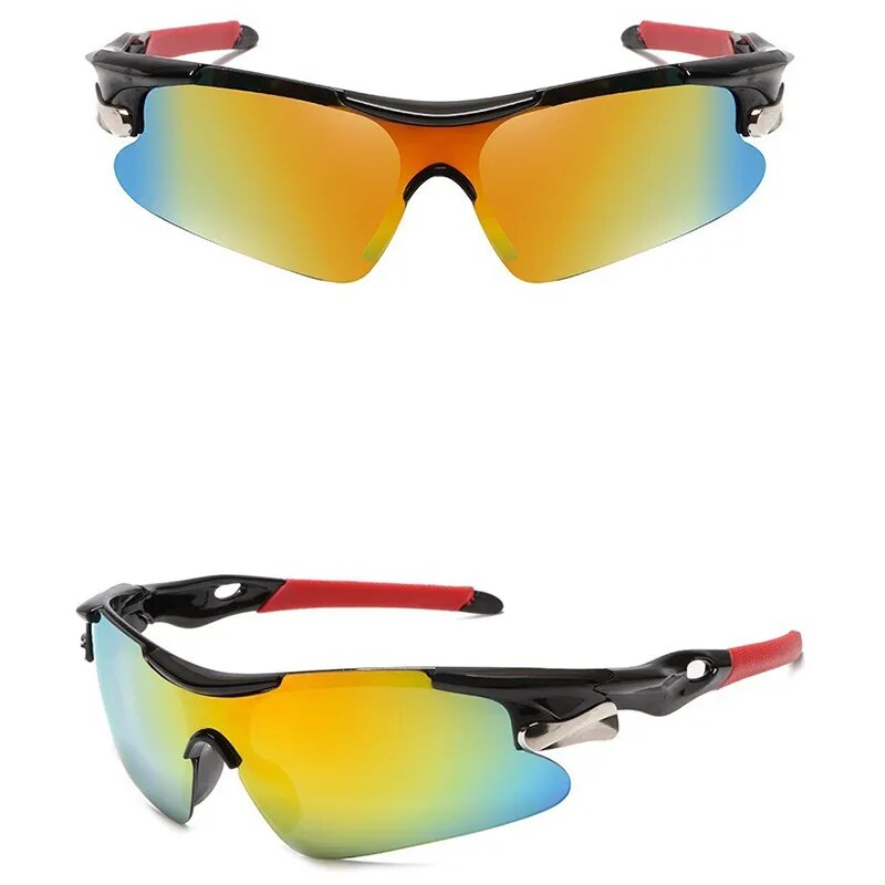 Windproof Cycling Glasses — UV Protection, Water Repellent Lens