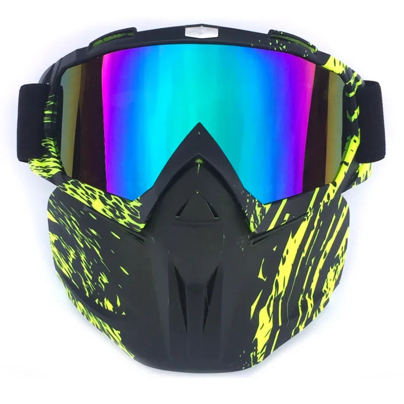 Celotvářová maska a brýle Snow Ninja
