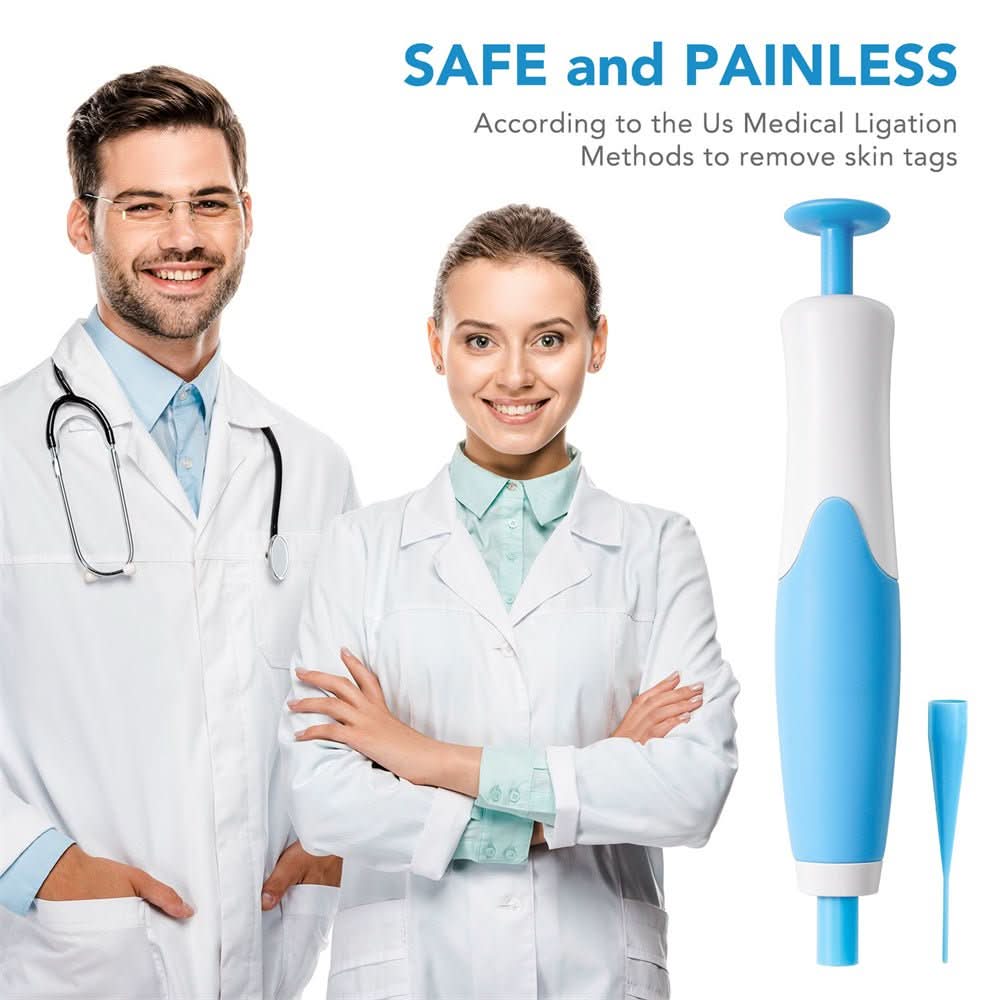 Painless Wart and Skin Tag Remover — Blood Restriction Method, 1 to 2 Weeks
