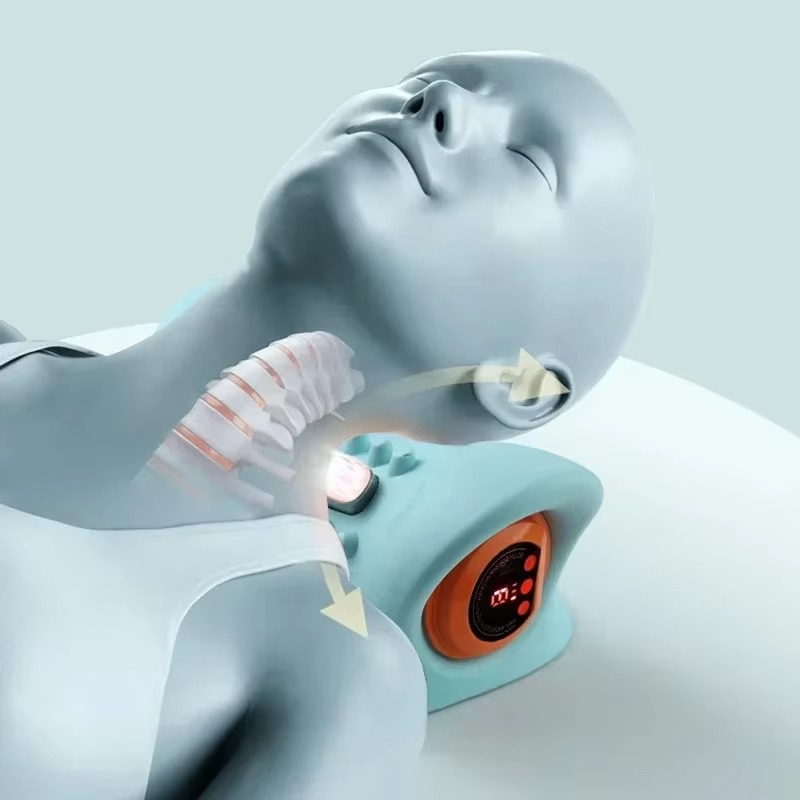Smart Electric Cervical Massager – Dual Heat and Pulse Therapy for Neck Pain Relief