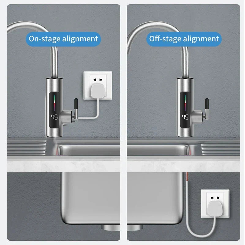 ברז מטבח חשמלי Aqualis – מים חמים מיידיים לפי דרישה, תוך שניות