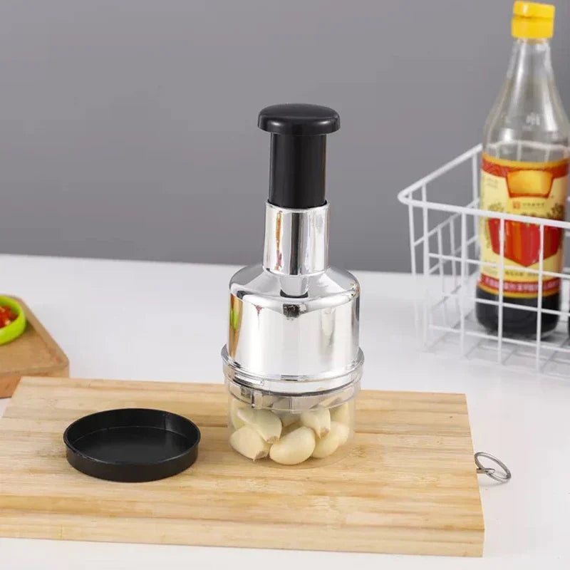 Picadora manual de verduras de alta resistencia - diseño portátil y robusto