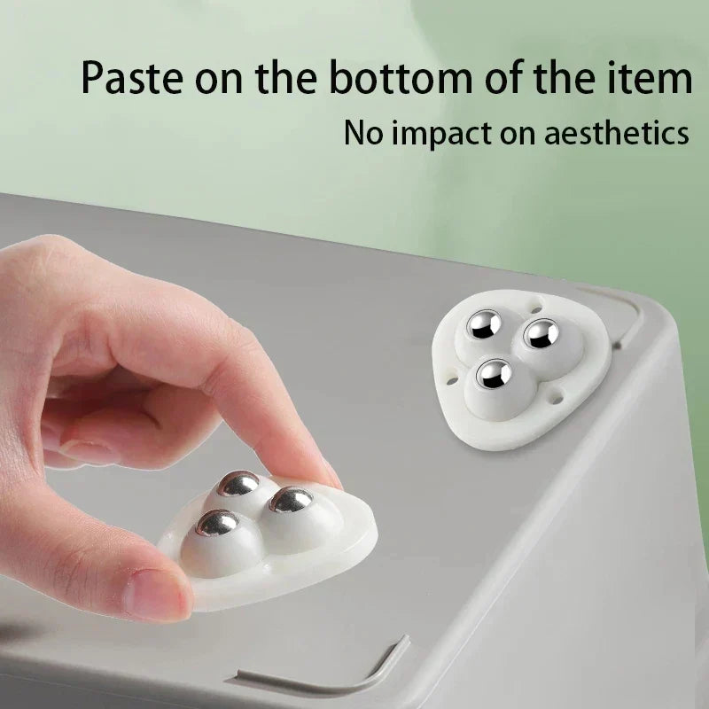 Self-Adhesive Swivel Furniture Casters — Heavy-Duty Rolling Base