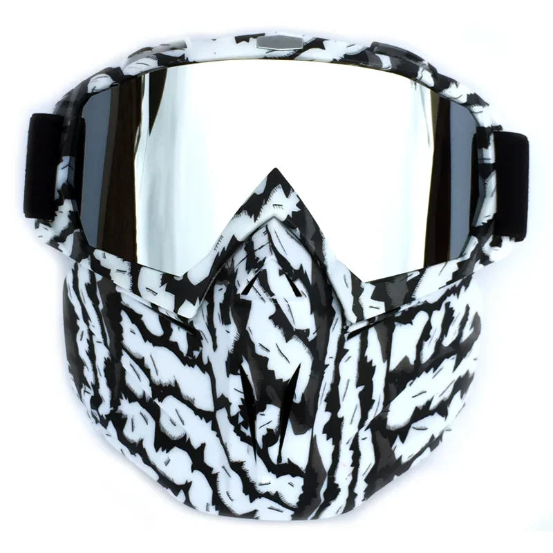 Celotvářová maska a brýle Snow Ninja