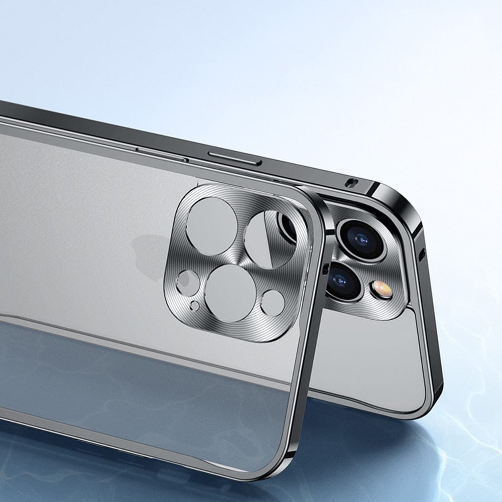 CNC-fræset iPhone-etui i aluminium — let bumper
