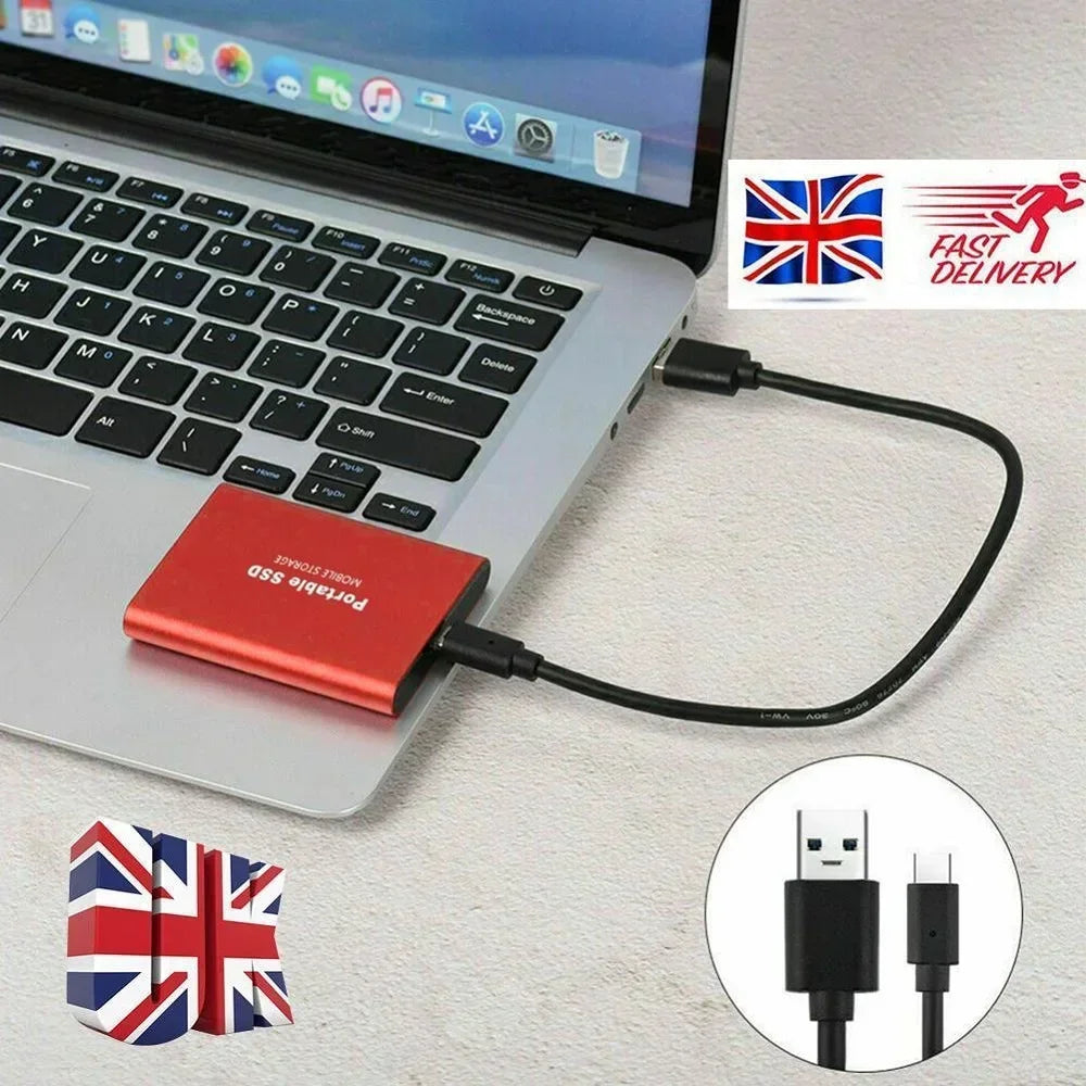 Przenośny zewnętrzny dysk SSD FANHUN T5 — dyski 1TB 2TB USB 3.1