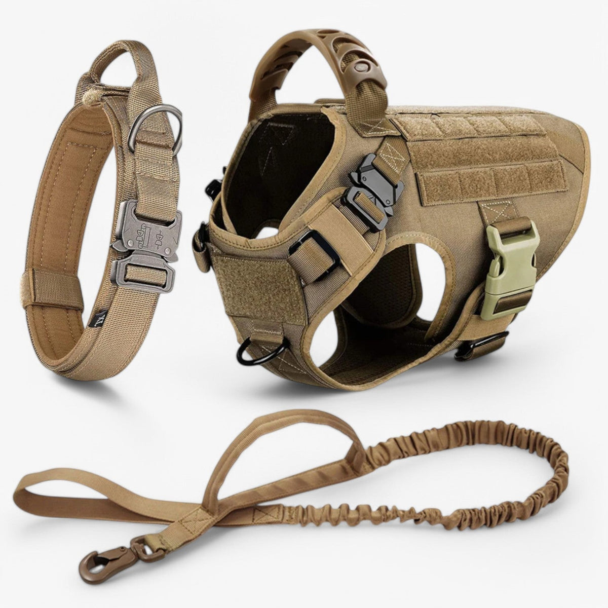 Ham tactic reglabil pentru câini KrachtGrip