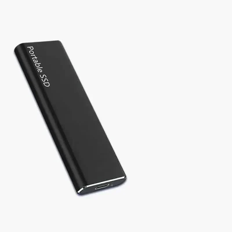 4 TB bærbar ekstern harddisk med USB-C – kompatibel med PC og Mac