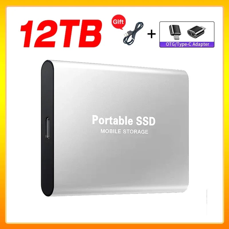 Przenośny zewnętrzny dysk SSD FANHUN T5 — dyski 1TB 2TB USB 3.1