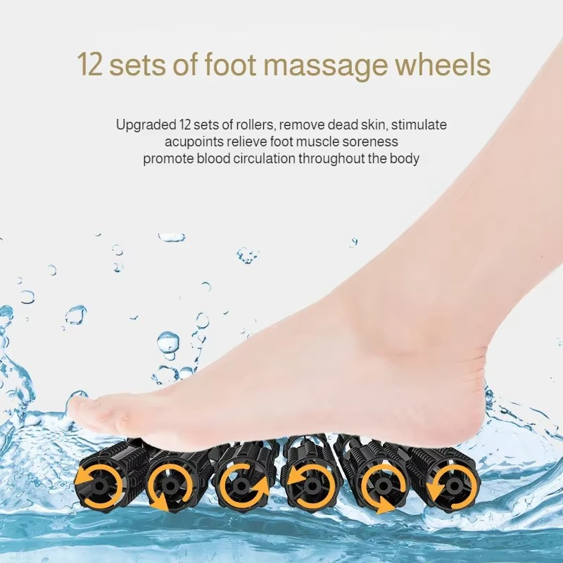 Podgrzewane spa i masażer do stóp – rolki, bąbelki, terapia podczerwienią