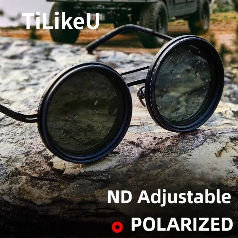 ShadeShift Pro Polarized Sunglasses — Adjustable Dimming Lens