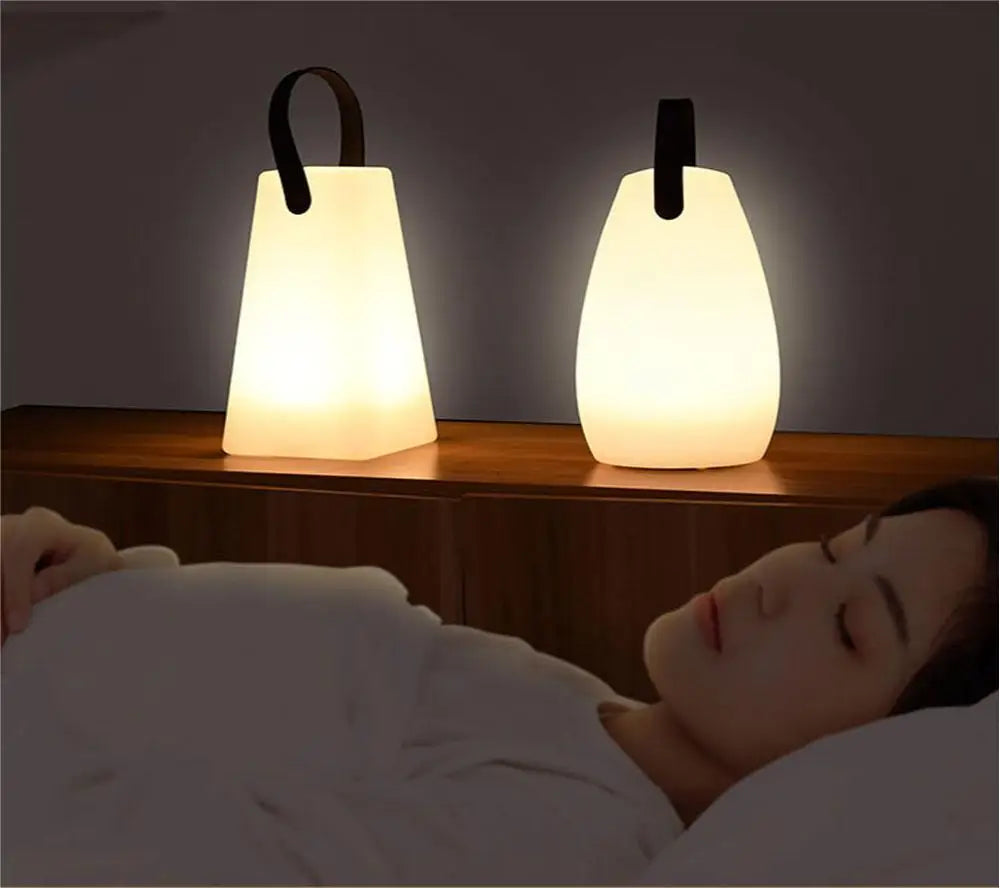 Bærbar vandtæt trådløs lampe — stemningslys med farveskift