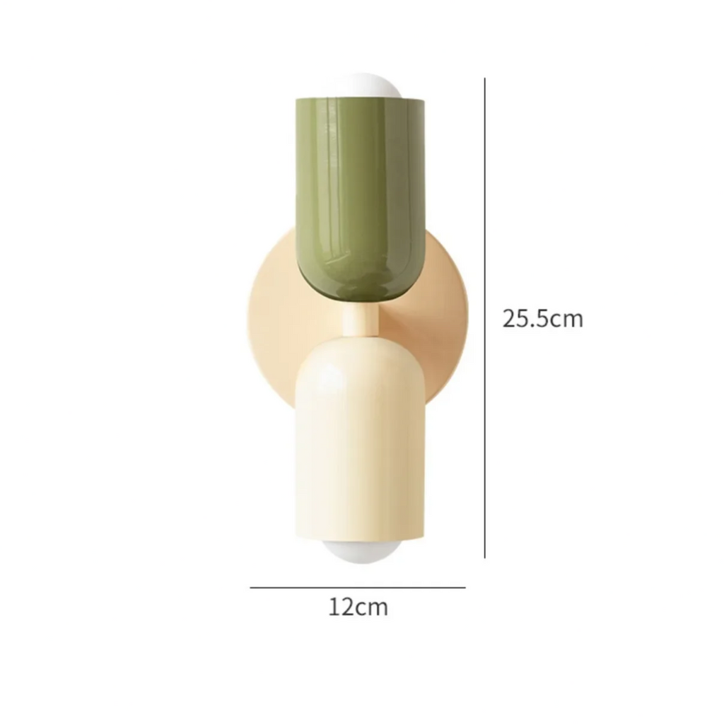 NordicGlow minimalistinen skandinaavinen LED-seinävalaisin