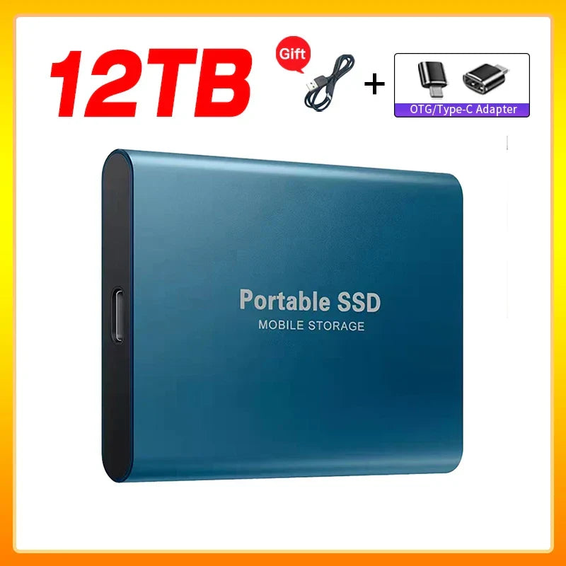 Przenośny zewnętrzny dysk SSD FANHUN T5 — dyski 1TB 2TB USB 3.1