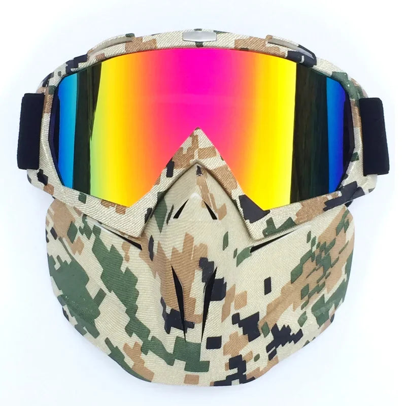 Celotvářová maska a brýle Snow Ninja
