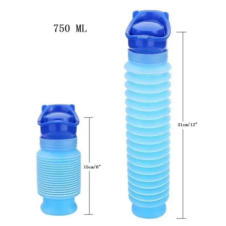 750ml 便携式可折叠成人尿壶 — 紧凑设计，柔韧材质，个人尺寸