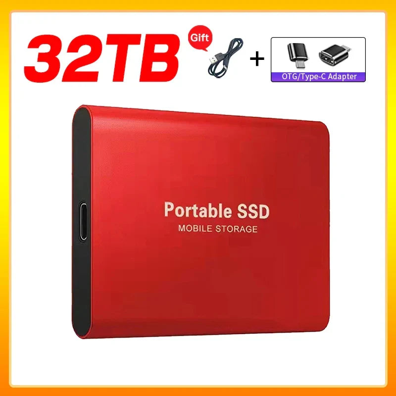 Przenośny zewnętrzny dysk SSD FANHUN T5 — dyski 1TB 2TB USB 3.1