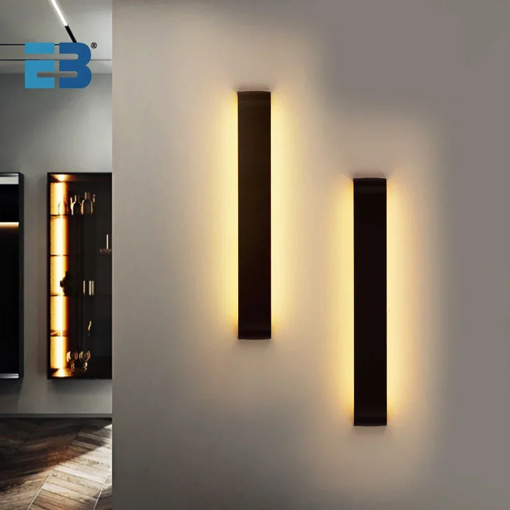 Nowoczesna lampa ścienna LED — elegancki minimalistyczny design, wszechstronne funkcje obsługi