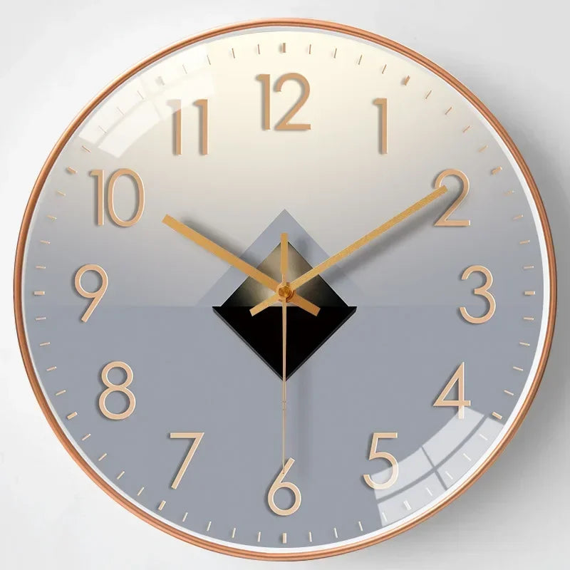 Nástěnné digitální hodiny Silenttime — klasický rám, tichý chod