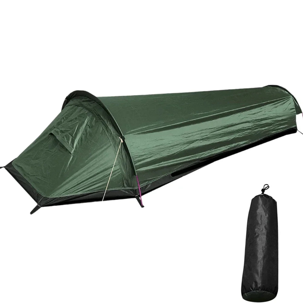 Tenda singola ultraleggera Trekvento SoloShield – Design impermeabile e antivento, pali in alluminio e sacca portaoggetti