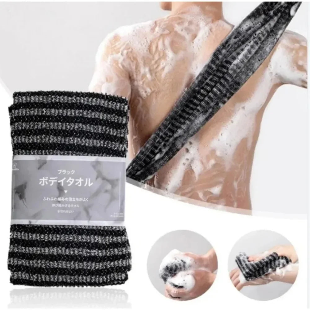 Esponja exfoliante de ducha con textura en espiral