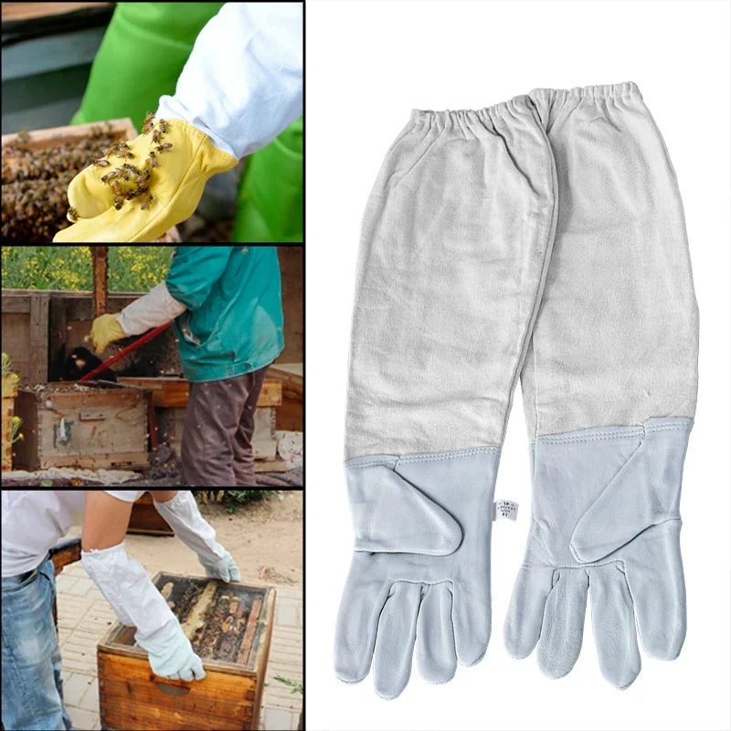 Professional Full-Body Beekeeping Suit — Integrated Veil, Unisex Kids Fit