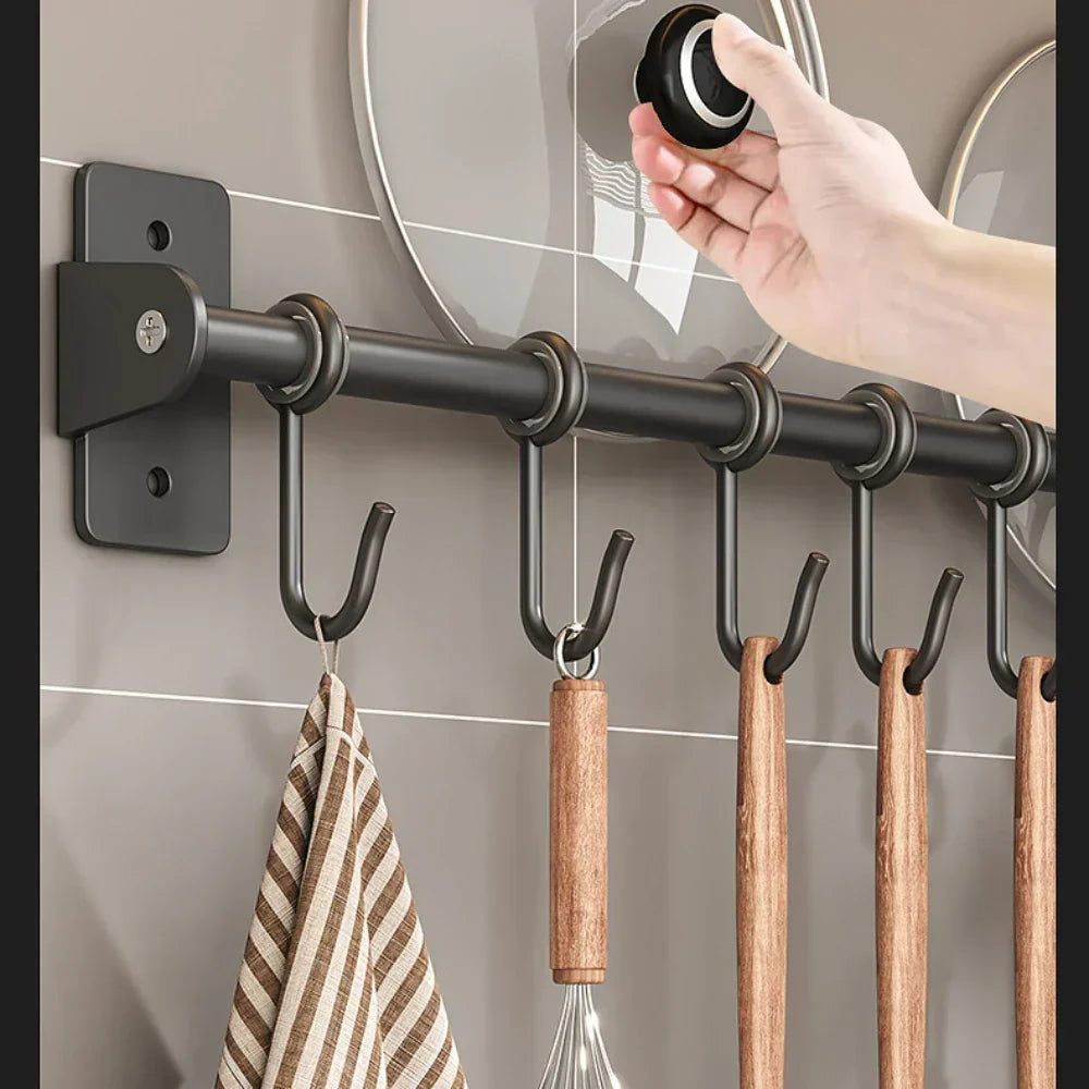 Steely Wall-Mounted Kitchen Corner Rack
