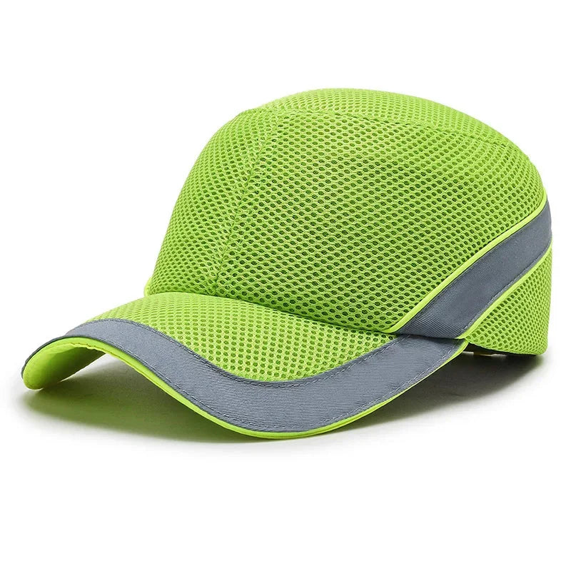 Piros biztonsági bump cap — kemény ABS belső maggal ellátott védősisak