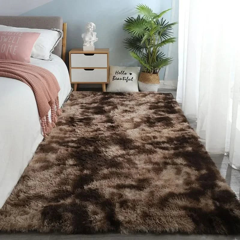 CozyPlush luksustæppe i kunstig pels med lange fibre