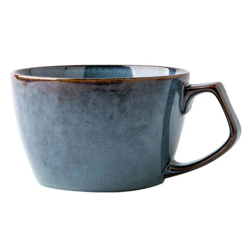 Ekstra stort kaffekrus på 650ml – retrodesign med struktur