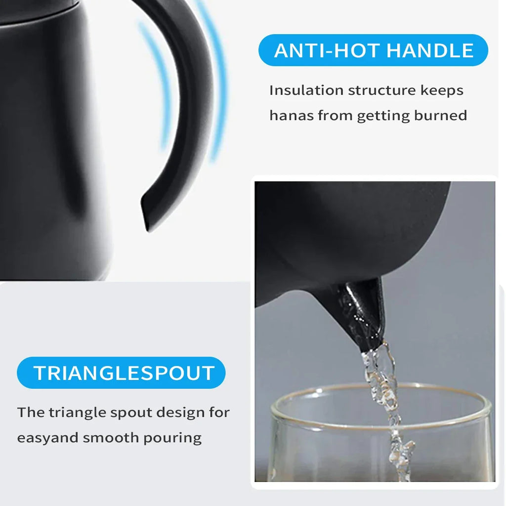 Izolowany dzbanek ThermoBrew — podwójne ścianki i próżniowa stal nierdzewna 304, 0.5 L, 6h na gorąco, 12h na zimno