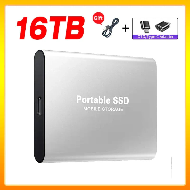 Przenośny zewnętrzny dysk SSD FANHUN T5 — dyski 1TB 2TB USB 3.1